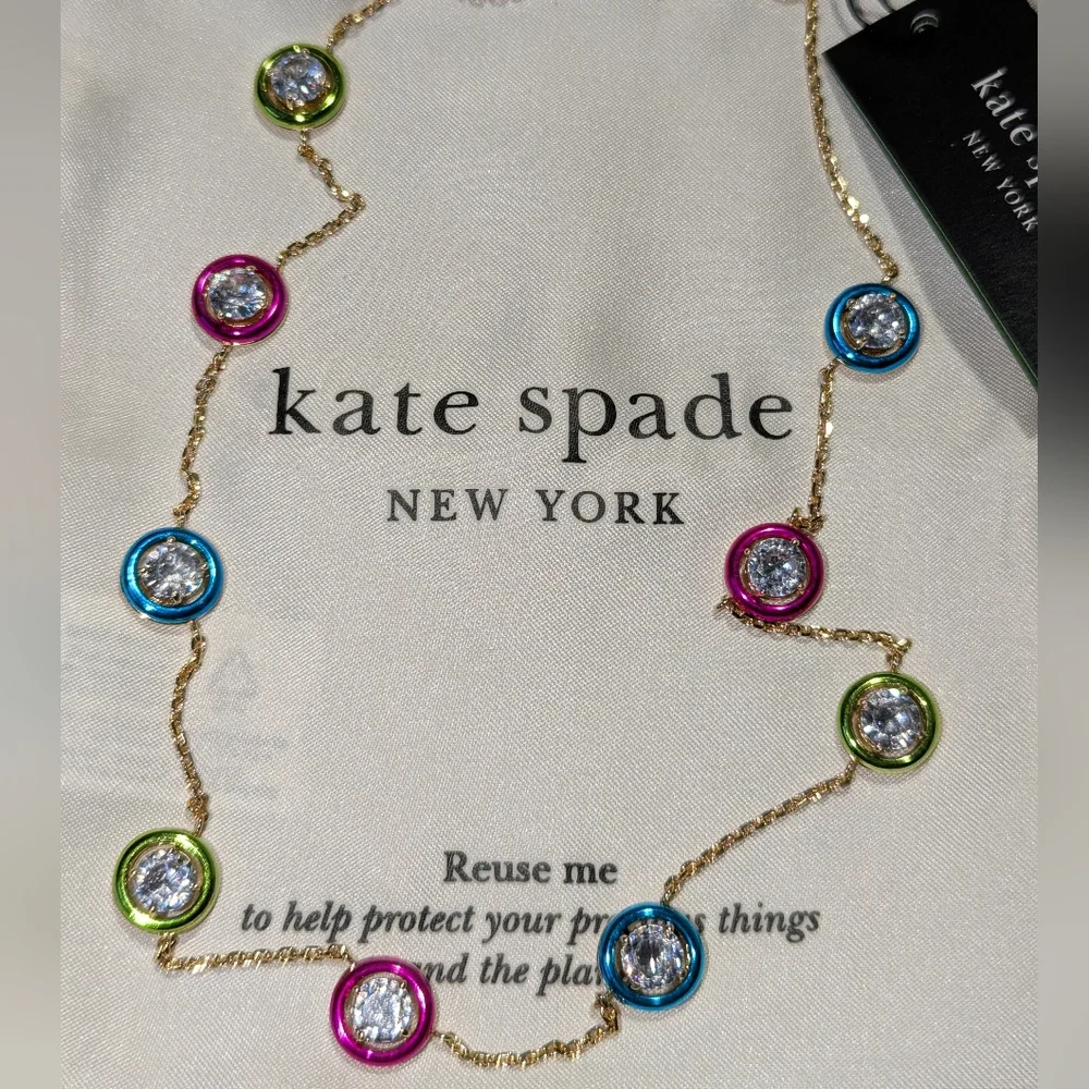 NWT Kate Spade Dream in Color station necklace.